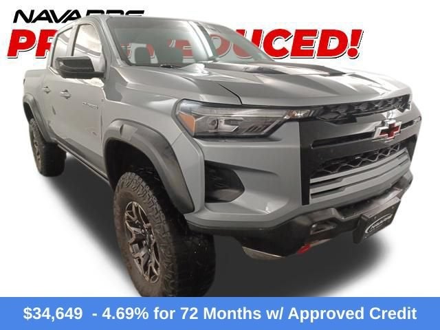 2024 Chevrolet Colorado ZR2 in Sterling Gray Metallic — front three-quarter view