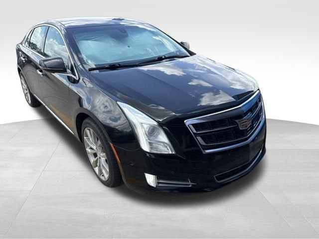 2017 Cadillac XTS Luxury in Black Raven — front three-quarter view