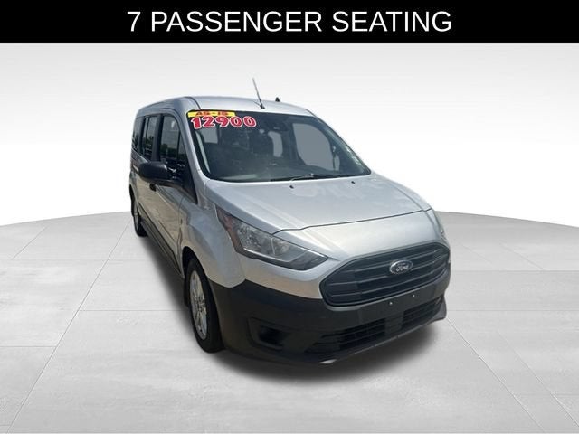 2022 Ford Transit Connect XL Passenger Wagon in Silver — front three-quarter view